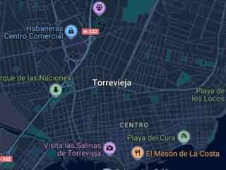 Map of Torrevieja